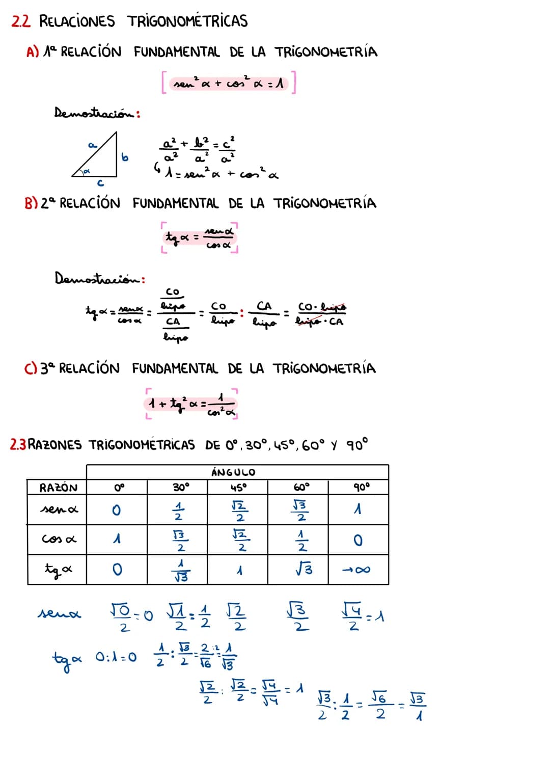 ACT ^^
El cos de un ángulo del primer cuadrante es 3/4, calcula el seno del ángulo.
- ³/4
sen (+)
cas (+)
+g (+)
tg = 122
Sen x = d?
Isen +
