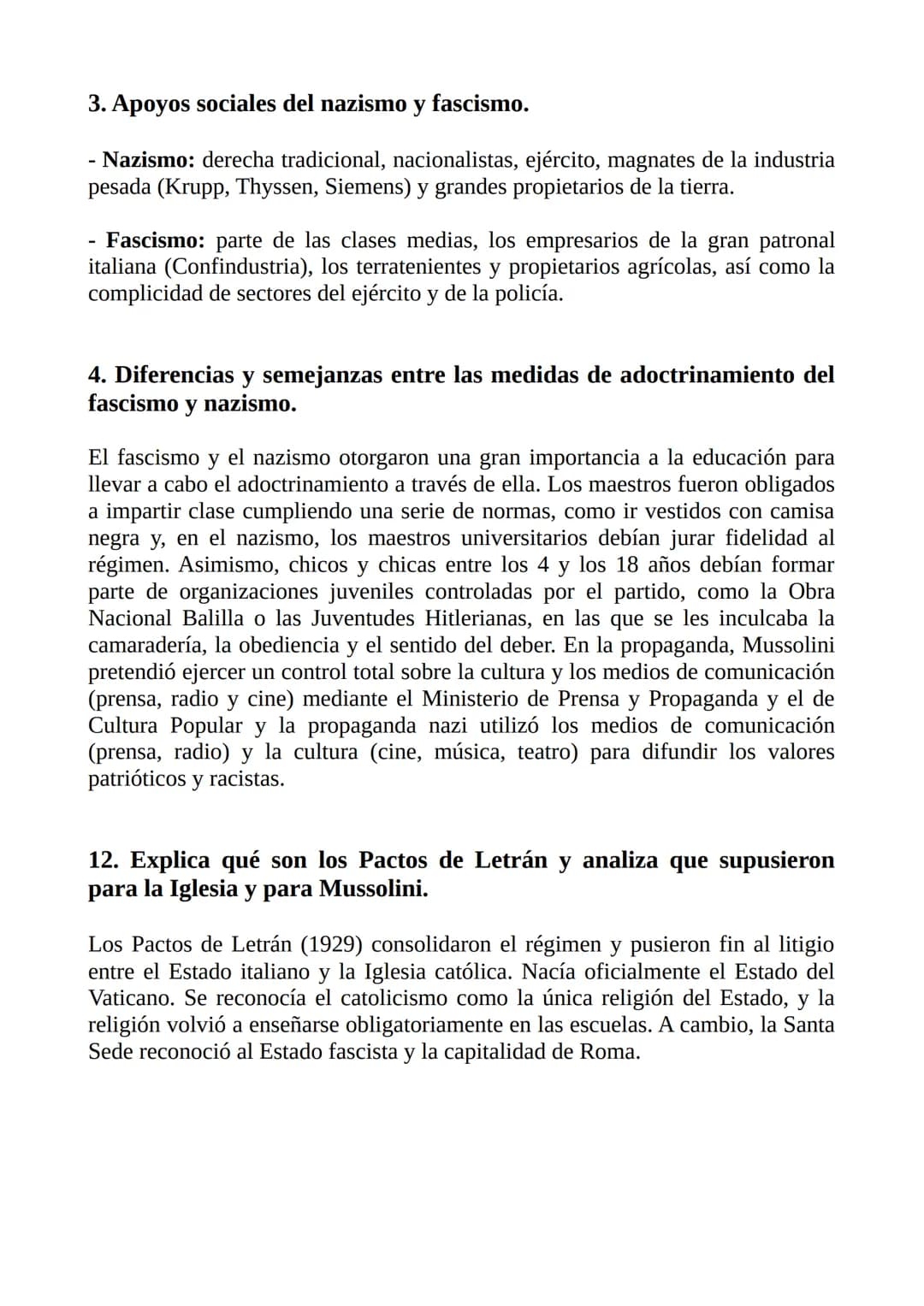 APUNTES EXAMEN HISTORIA
TEMA 10: EL ASCENSO DE LOS TOTALITARISMOS LOS FASCISMOS, EL NAZISMO Y
EL STALINISMO
1. Glosario:
Democracia: sistema