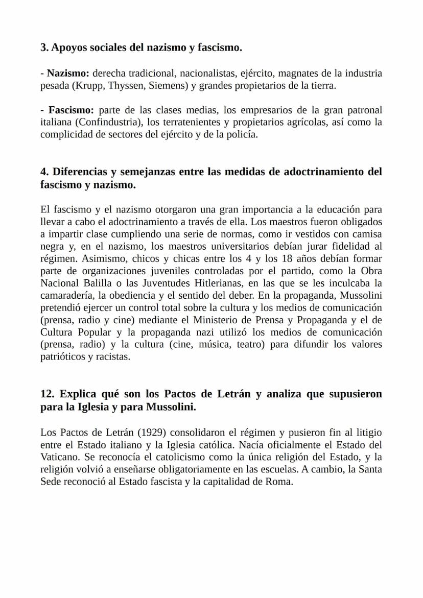 APUNTES EXAMEN HISTORIA
TEMA 10: EL ASCENSO DE LOS TOTALITARISMOS LOS FASCISMOS, EL NAZISMO Y
EL STALINISMO
1. Glosario:
Democracia: sistema