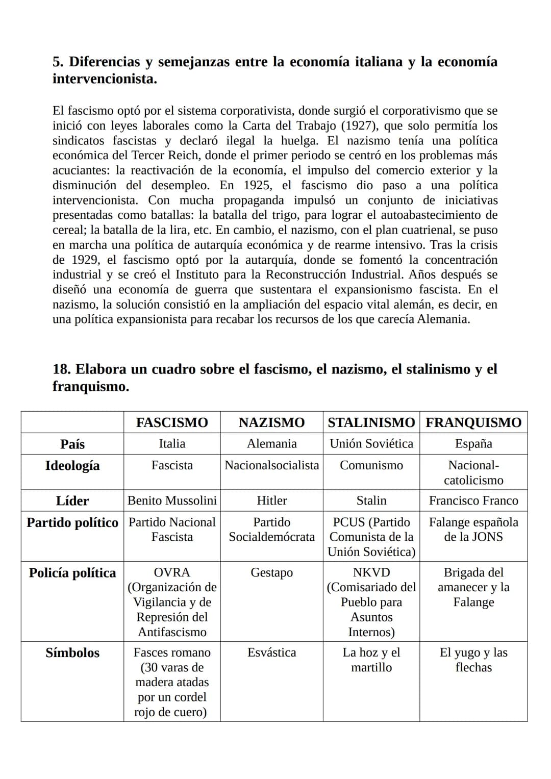 APUNTES EXAMEN HISTORIA
TEMA 10: EL ASCENSO DE LOS TOTALITARISMOS LOS FASCISMOS, EL NAZISMO Y
EL STALINISMO
1. Glosario:
Democracia: sistema