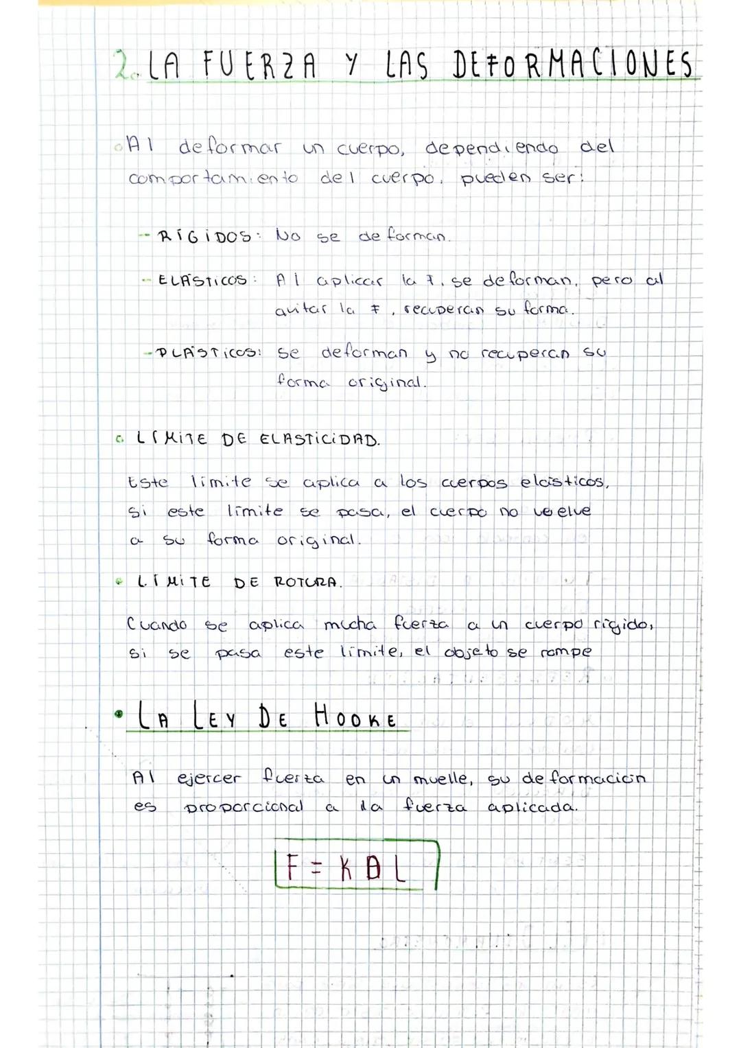 # T6 FUERZAS MOVIMIE ΝΤΟ

LA FUERZA.

La fuerza es una magnitud que al ser aplicada
sobre un cuerdo puede:

-ESTATICO: Deformar el cuerpo

D