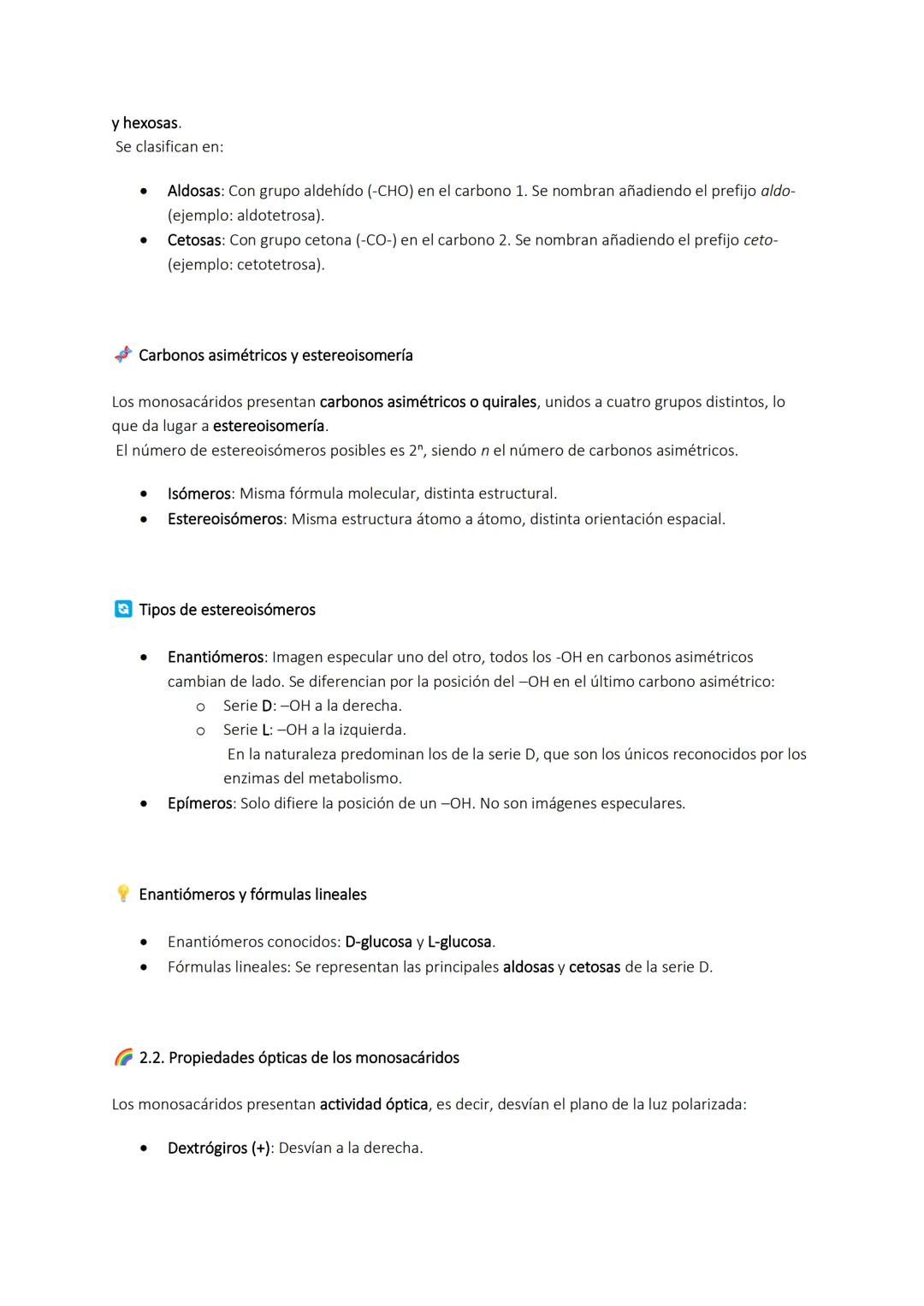 --- OCR Start ---
Los glúcidos
Tema 2
1. Concepto de glúcido
Los glúcidos son biomoléculas orgánicas que pueden definirse como polihidroxial