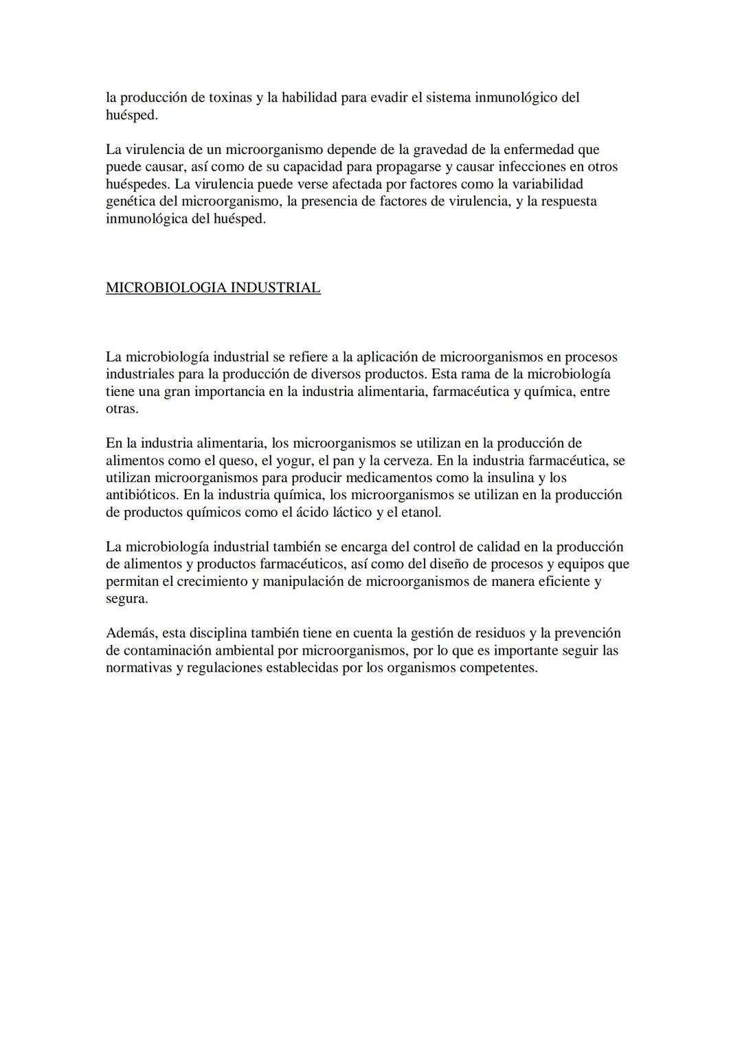 MICROBIOLOGIA
La microbiología es la rama de la biología que se encarga del estudio de los
microorganismos, que son organismos que no pueden