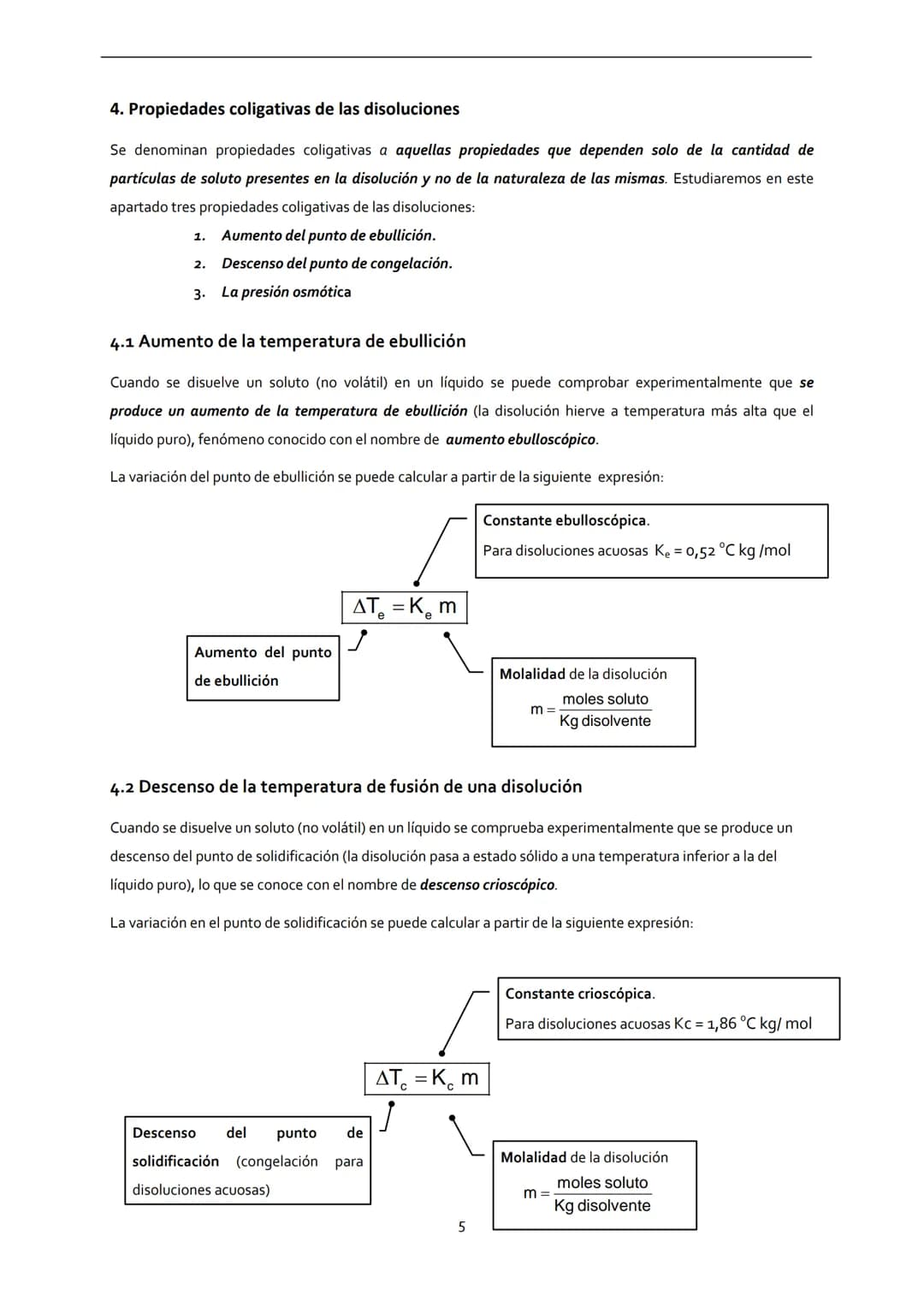 1. Tipos de mezclas
2. Características de las disoluciones
3. Unidades de concentración de una disolución
Porcentaje en masa y volumen
Conce