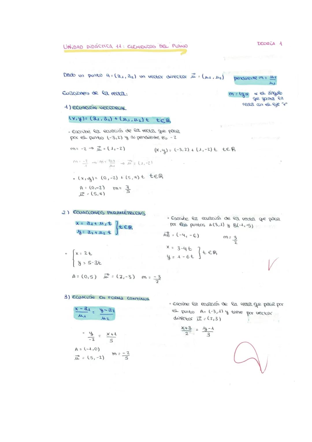 UNIDAD DIDÁCTICA 10: VECTORES
Vector
- dirección
- sentido
-modulo
Vector fijo
[AB]= π vector libre
a
Sumar vectores con misma direccion
a+b