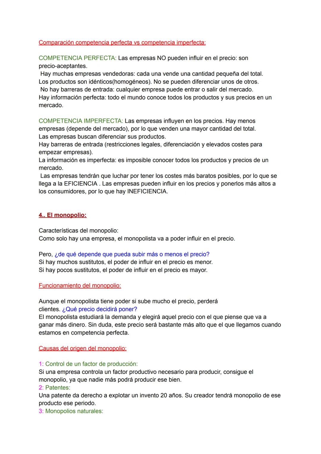 # TIPOS DE MERCADO:

1.. Las estructuras del mercado:

Los mercados de los diferentes productos son muy diferentes entre sí porque tienen
di
