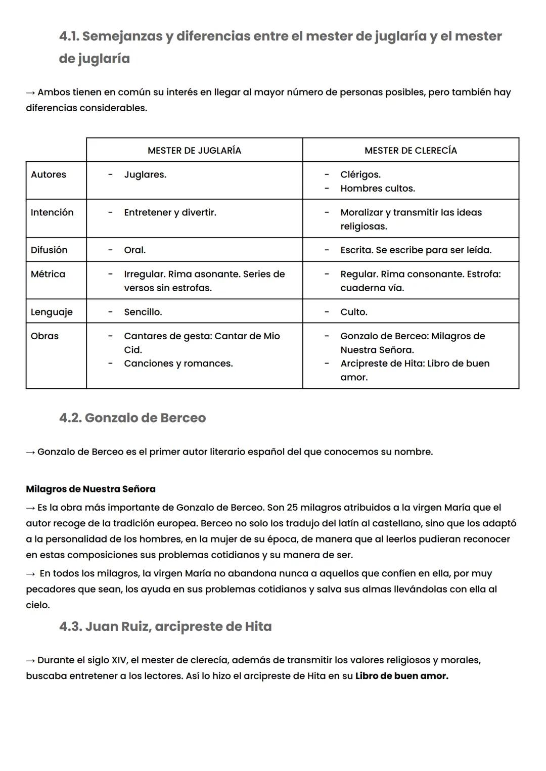 LITERATURA
1. La lírica de tipo popular
1.1. Las canciones populares
→ Durante la Edad Media, el pueblo creó canciones para acompañar sus ac