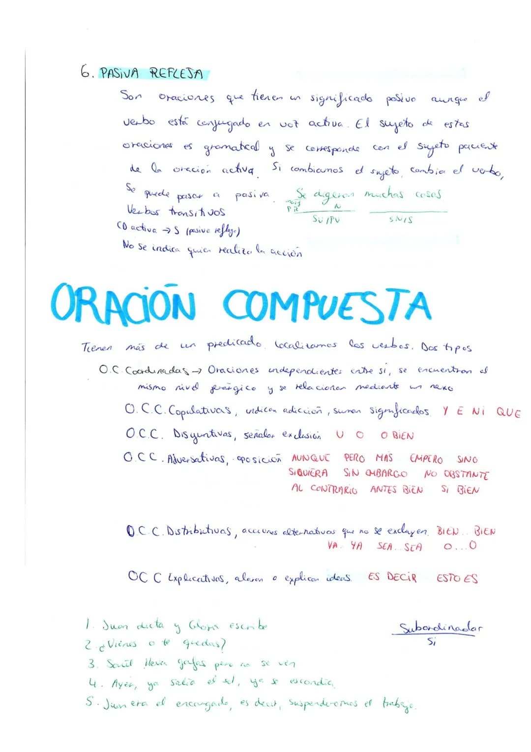 SINTAXIS
LA ORACION SIMPLE
SINTAGMA NOMINAL - SUJETO
Esta función la realiza siempre in
excepto con la preposición -entre,
ORACIONES SIN SUJ