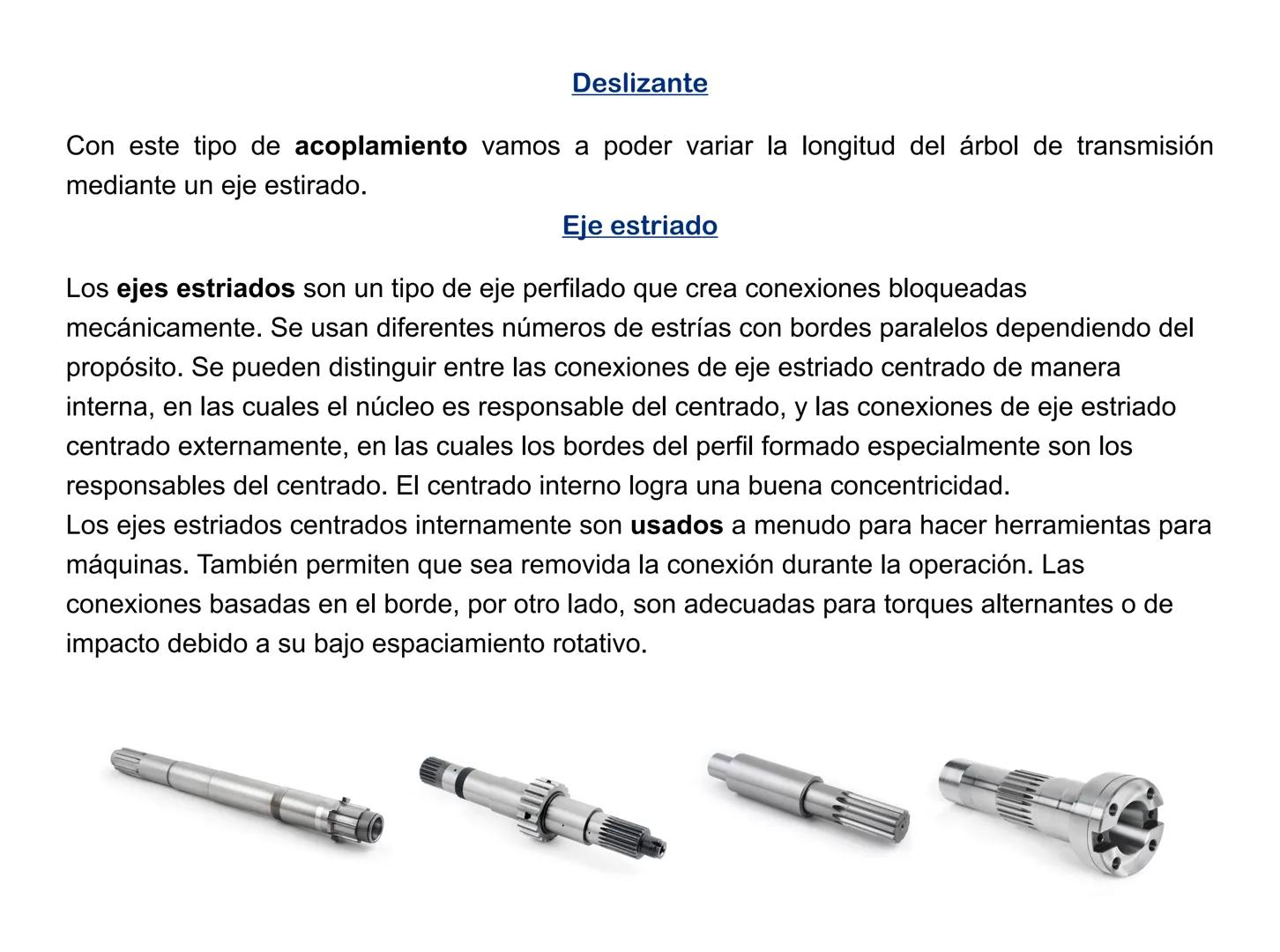 Rodrigo Quintana Muñoz 1°B

Elementos
mecánicos de
transmisión del
movimiento.
C70
G 1. DIRECTOS

1.1. Acoplamiento entre
árboles

1.1.1. Rí