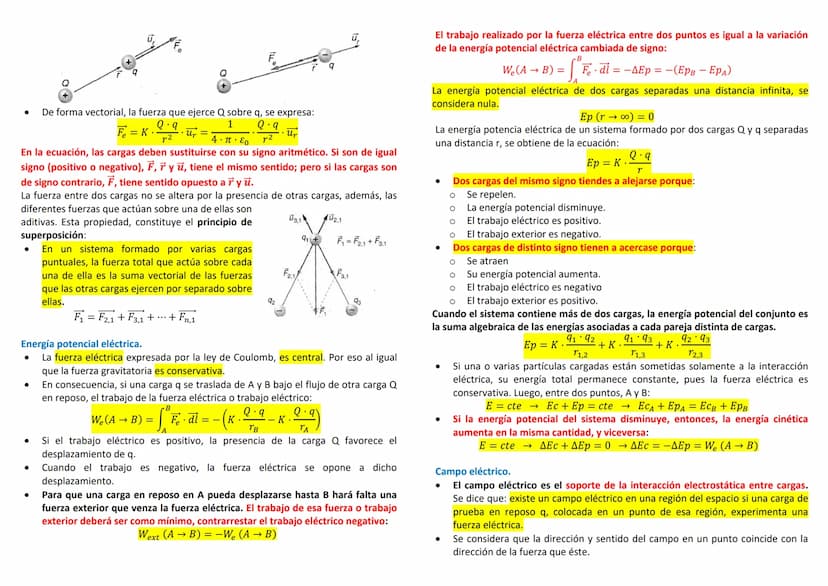 Fenómenos eléctricos.
La existencia de fuerzas de atracción entre cuerpos, previamente frotados, fue
conocida desde la Antigüedad Clásica. E
