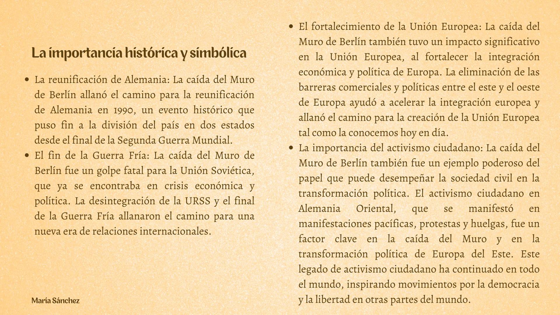 Bild
atlo
Caída del muro de Berlín
Antecedentes políticos y sociales
El Muro de Berlín fue construido en 1961 como
una medida para evitar la