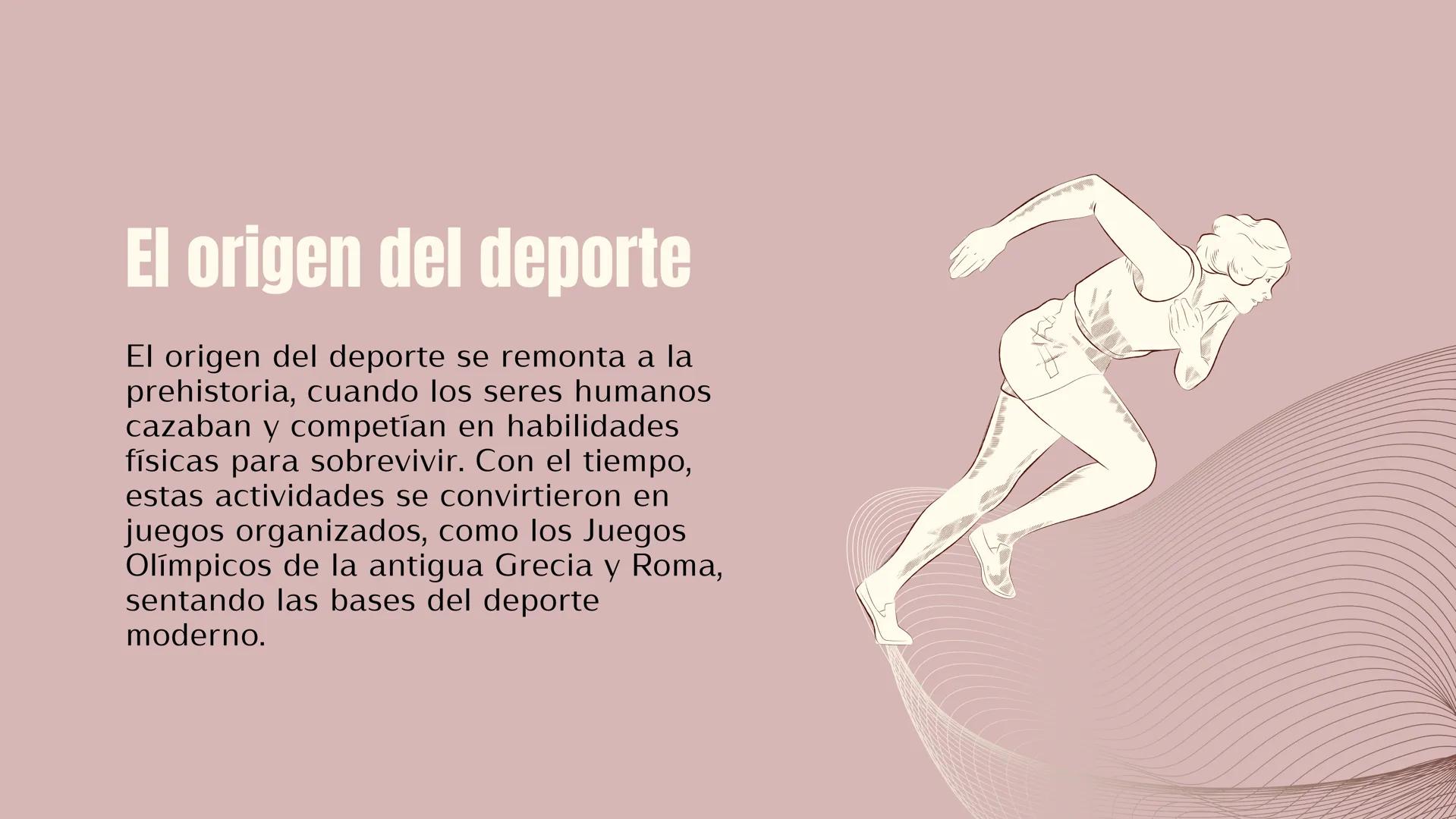 LA HISTORIA
DEL
DEPORTE 01
INTRODUCCIÓN
04
FUTBOL
07
IGUALDAD
ÍNDICE
02
ORIGEN
05.
NATACIÓN
03
LUCHA LIBRE
06
CICLISMO
08
DEPORTES INTRODUCC
