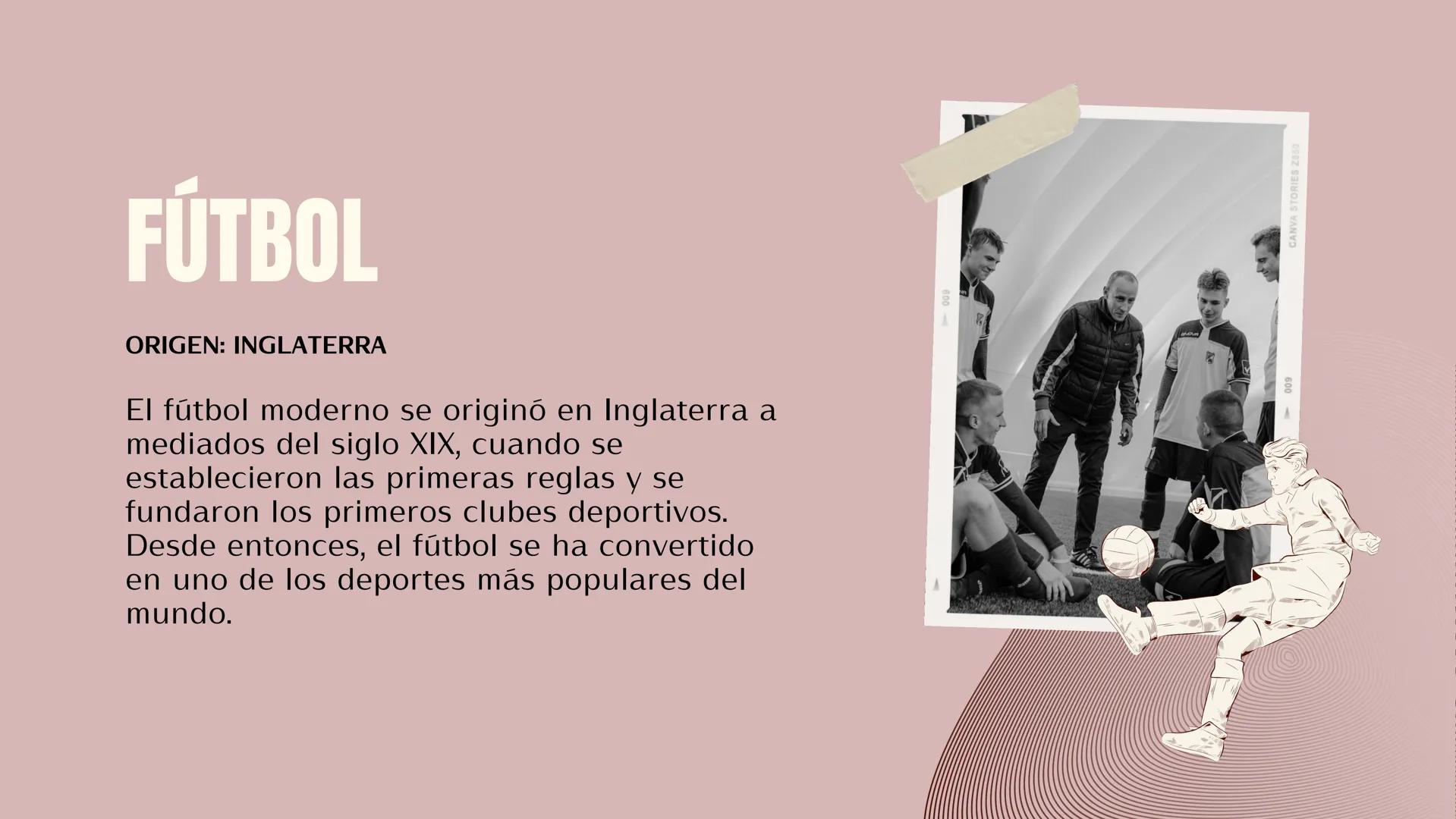 LA HISTORIA
DEL
DEPORTE 01
INTRODUCCIÓN
04
FUTBOL
07
IGUALDAD
ÍNDICE
02
ORIGEN
05.
NATACIÓN
03
LUCHA LIBRE
06
CICLISMO
08
DEPORTES INTRODUCC