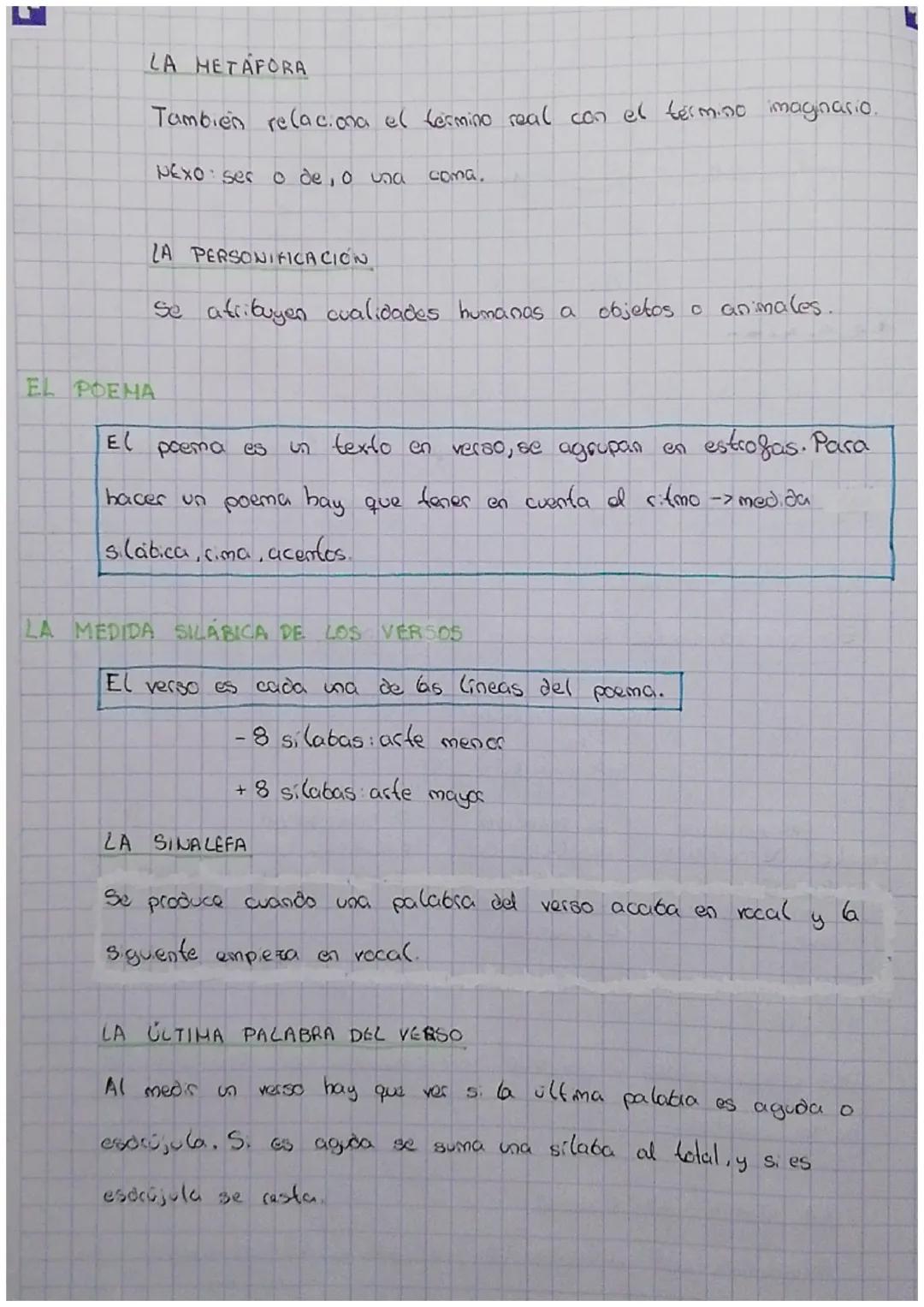 e
e
TEMA 7 Y 8
teoria
¿QUÉ SON LOS RECURSOS LITERARIOS?
g
Son procedimientos lenguisticos que se utilizan en los textos
para embellecer lo
h