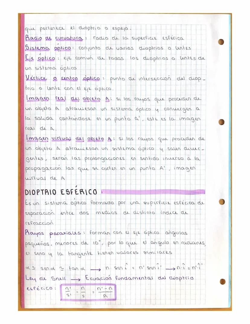 TEMA 9: OPTICA
CONCEPTOS BÁSICOS
Optica geométrica: estudia los fenómenos luminosos
relativos al concepto de rayo, sin tener en cuenta su
ca
