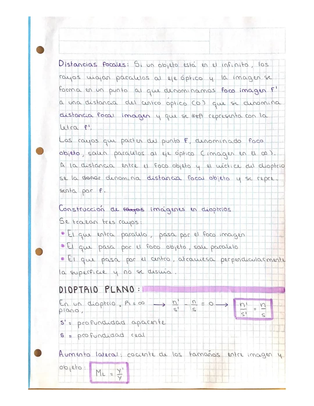 TEMA 9: OPTICA
CONCEPTOS BÁSICOS
Optica geométrica: estudia los fenómenos luminosos
relativos al concepto de rayo, sin tener en cuenta su
ca