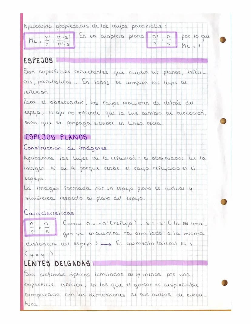TEMA 9: OPTICA
CONCEPTOS BÁSICOS
Optica geométrica: estudia los fenómenos luminosos
relativos al concepto de rayo, sin tener en cuenta su
ca