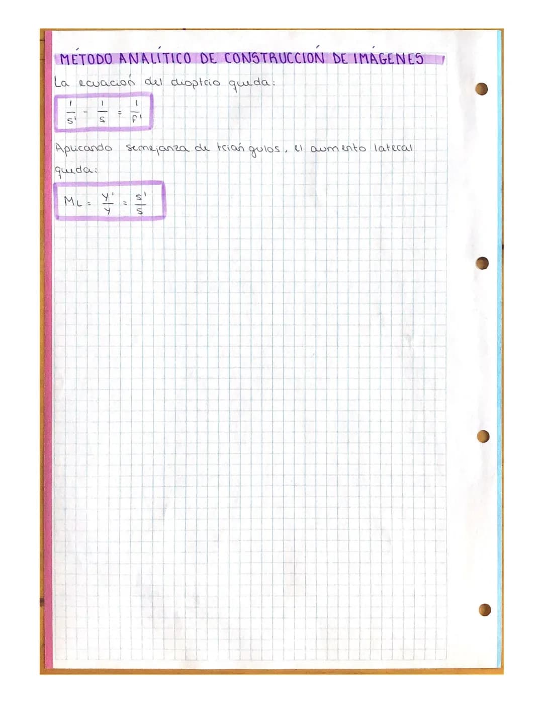TEMA 9: OPTICA
CONCEPTOS BÁSICOS
Optica geométrica: estudia los fenómenos luminosos
relativos al concepto de rayo, sin tener en cuenta su
ca