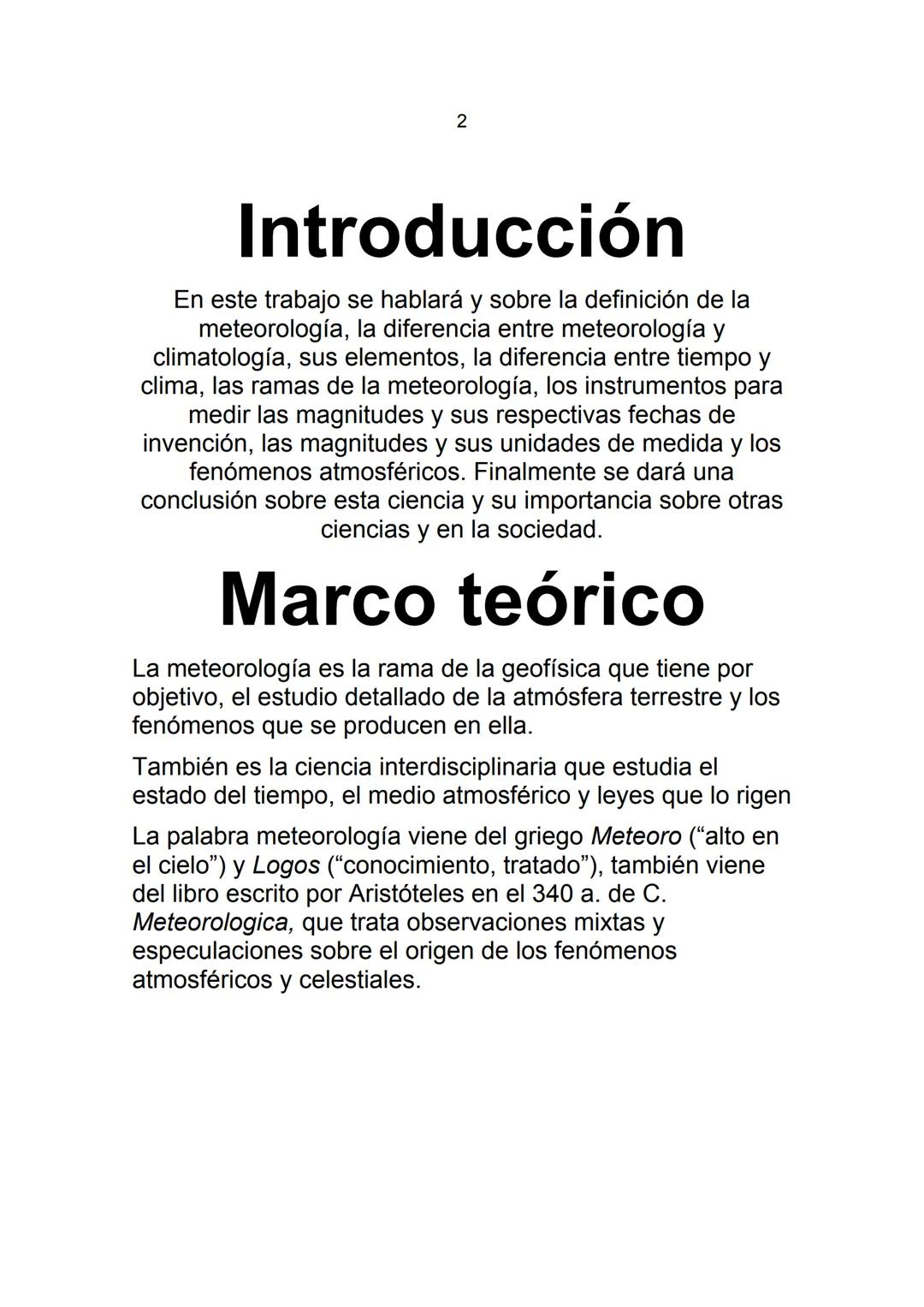 LA METEOROLOGÍA
Javier Jordán Vázquez 4ºESO E IES Wenceslao Benítez ÍNDICE
1. Introducción Página 1
2. Marco teórico Página 1-9
3. Conclusió