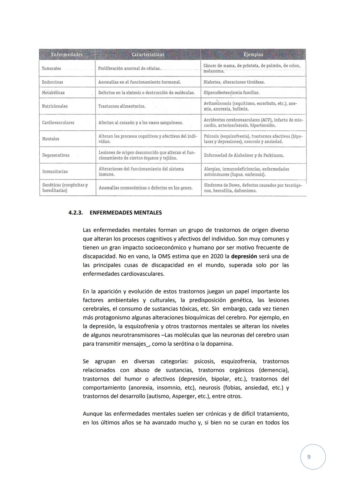 I.E.S. POETA GARCÍA GUTIERREZ
TEMA 4.
SALUD Y
ENFERMEDAD
O
1 1. CONCEPTO DE SALUD
La Organización Mundial de la Salud (OMS) define la salud 