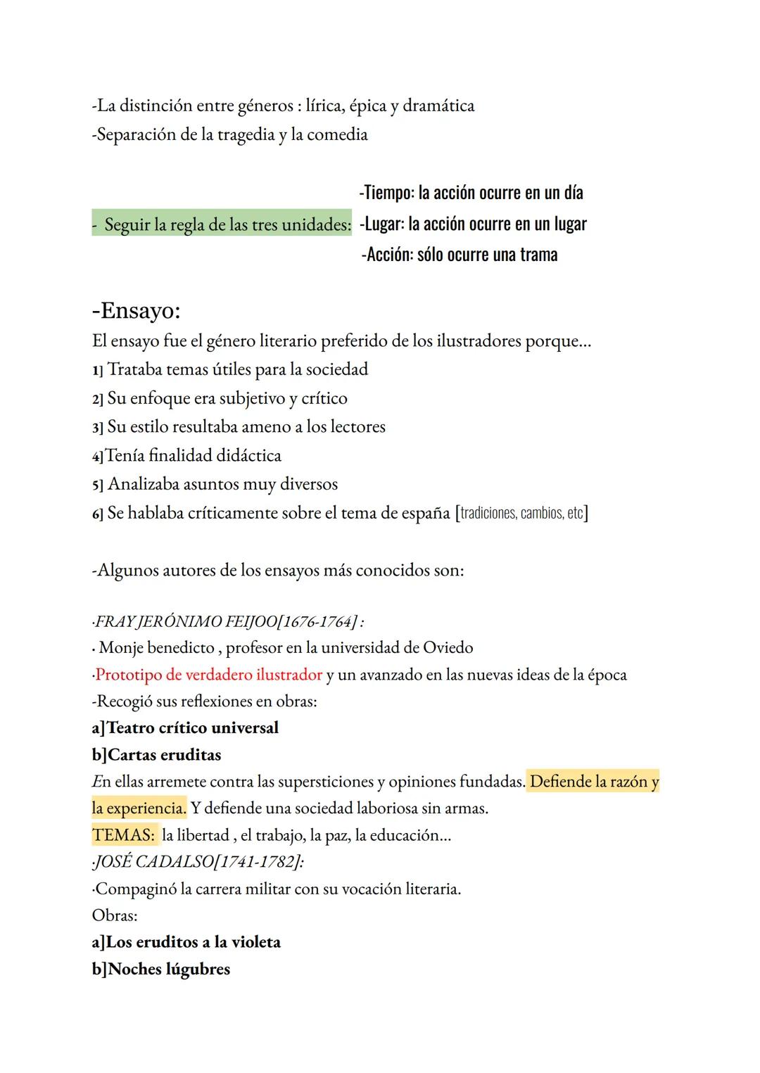 # La literatura del siglo XVIII

## Siglo de las luces

- A este siglo lo llamaban siglo de las porque los escritores estaban convencidos
de