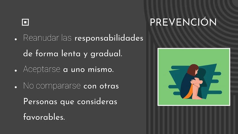 LA
DEPRESIÓN
Abraham Cruz
Gonzalo Luca d
6
ÍNDICE
¿Qué es la depresión?
Síntomas
Tipos de depresión
Tratamiento
Prevención
Otros datos relev