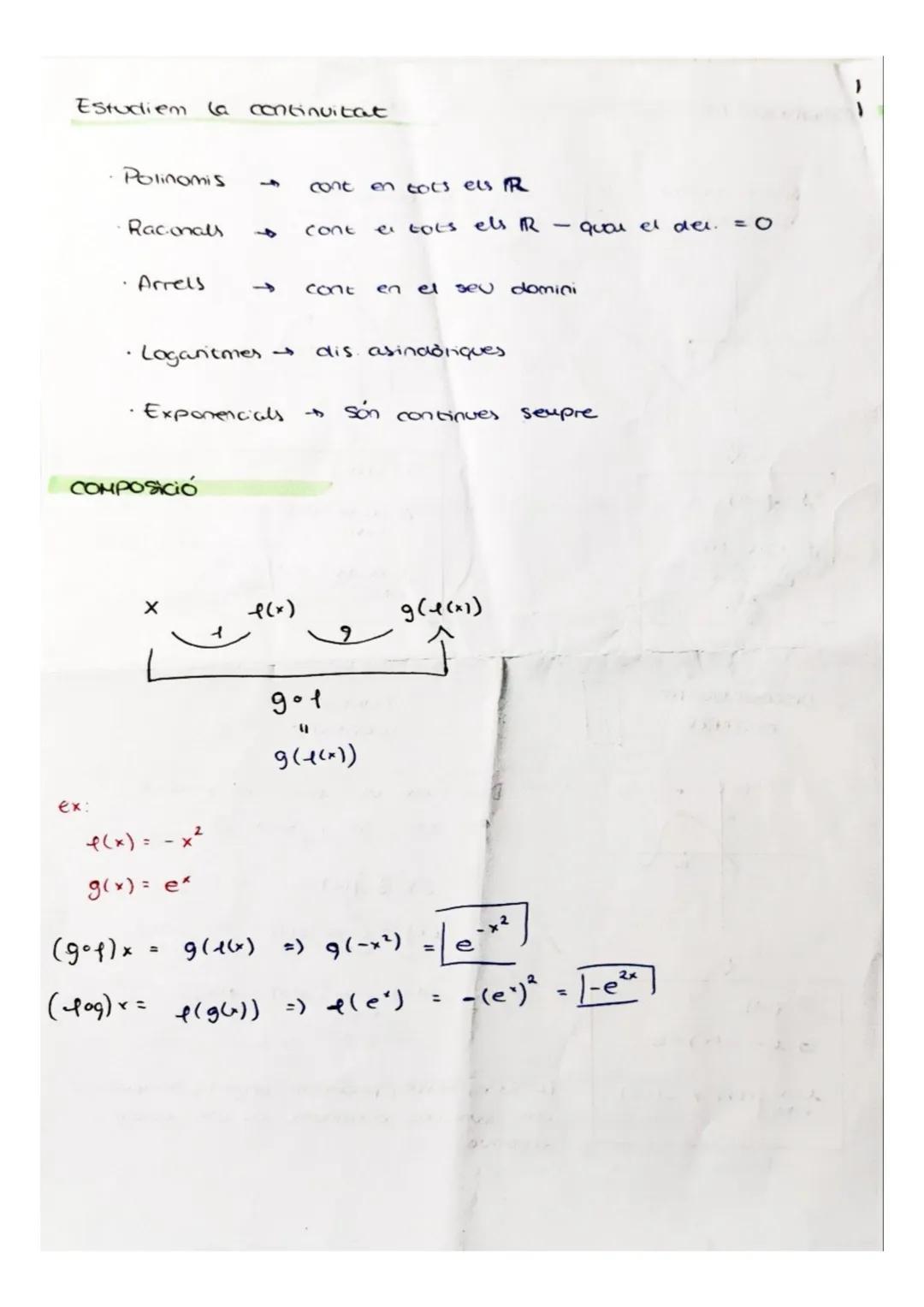 MATEMÀTIQUES

T. 1 LÍMITS DE FUNCIONS. CONTINUITAT

Domini de la funció $d(f)$: subconjunt de nombres reals per als auals
$f(x): \frac{1}{x}