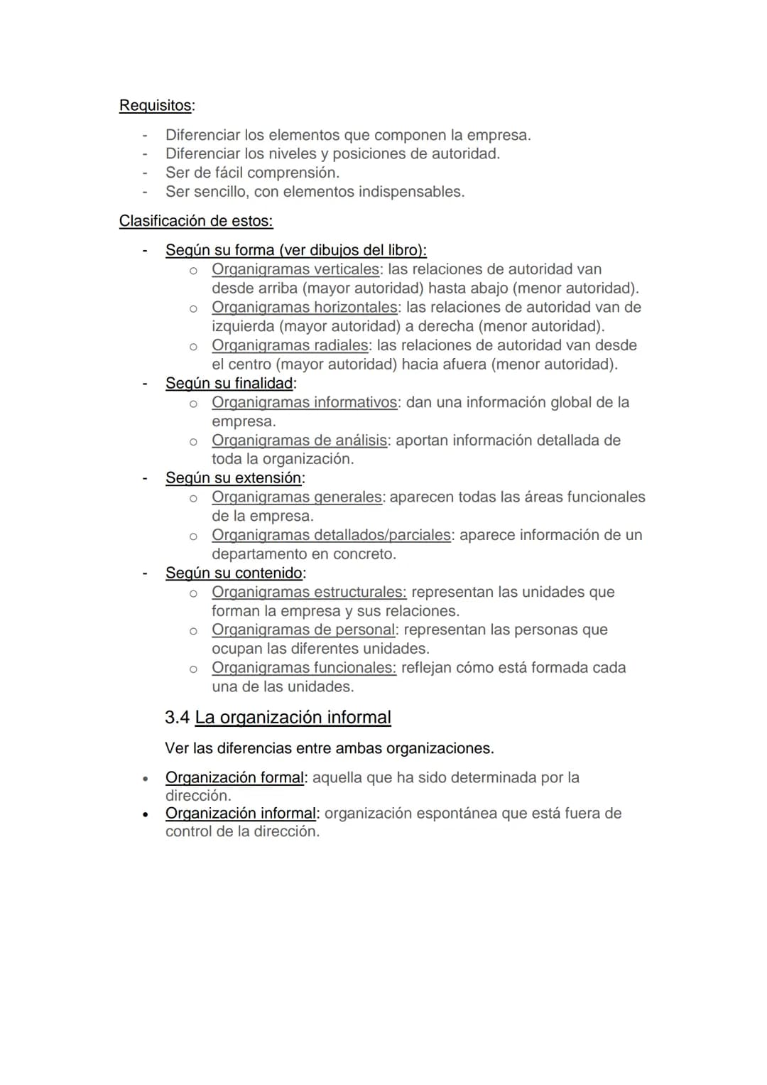 Tema 4. Dirección y
organización de la empresa
1. PROCESO DE ADMINISTRACIÓN: concepto y fases
Se denomina proceso administrativo al conjunto