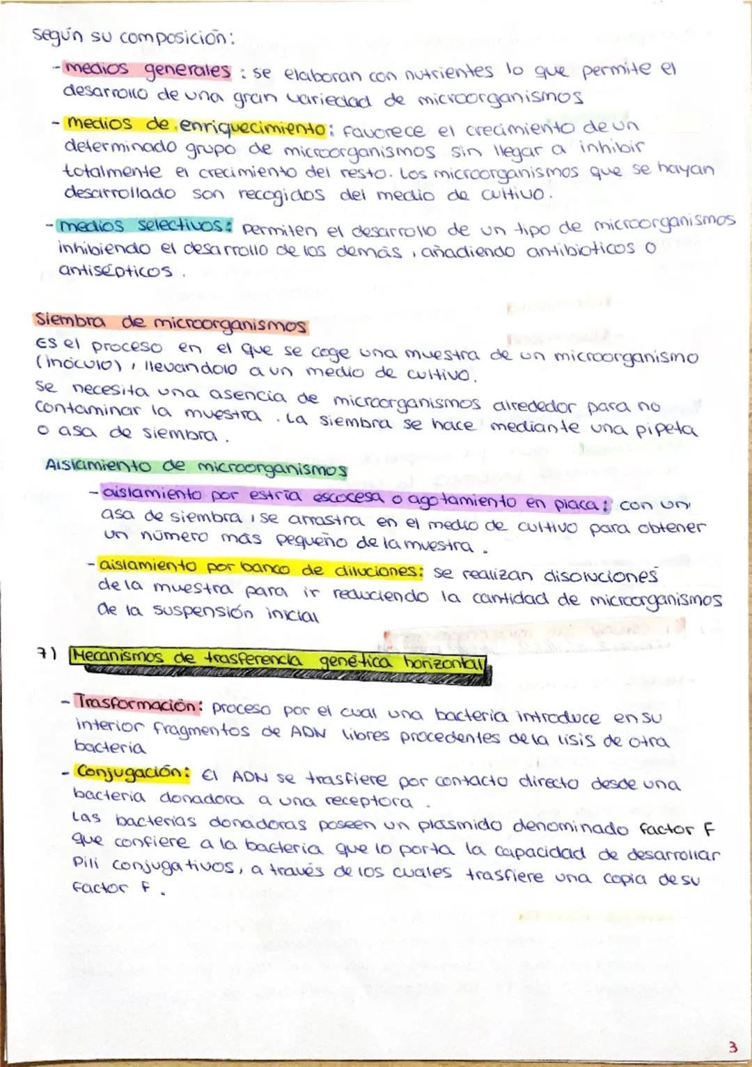 # Tema 5: los microorganismos
os y formas acelulares

4) Microbiología y Microorganismos

- ecología de los microorganismos
se clasifican en