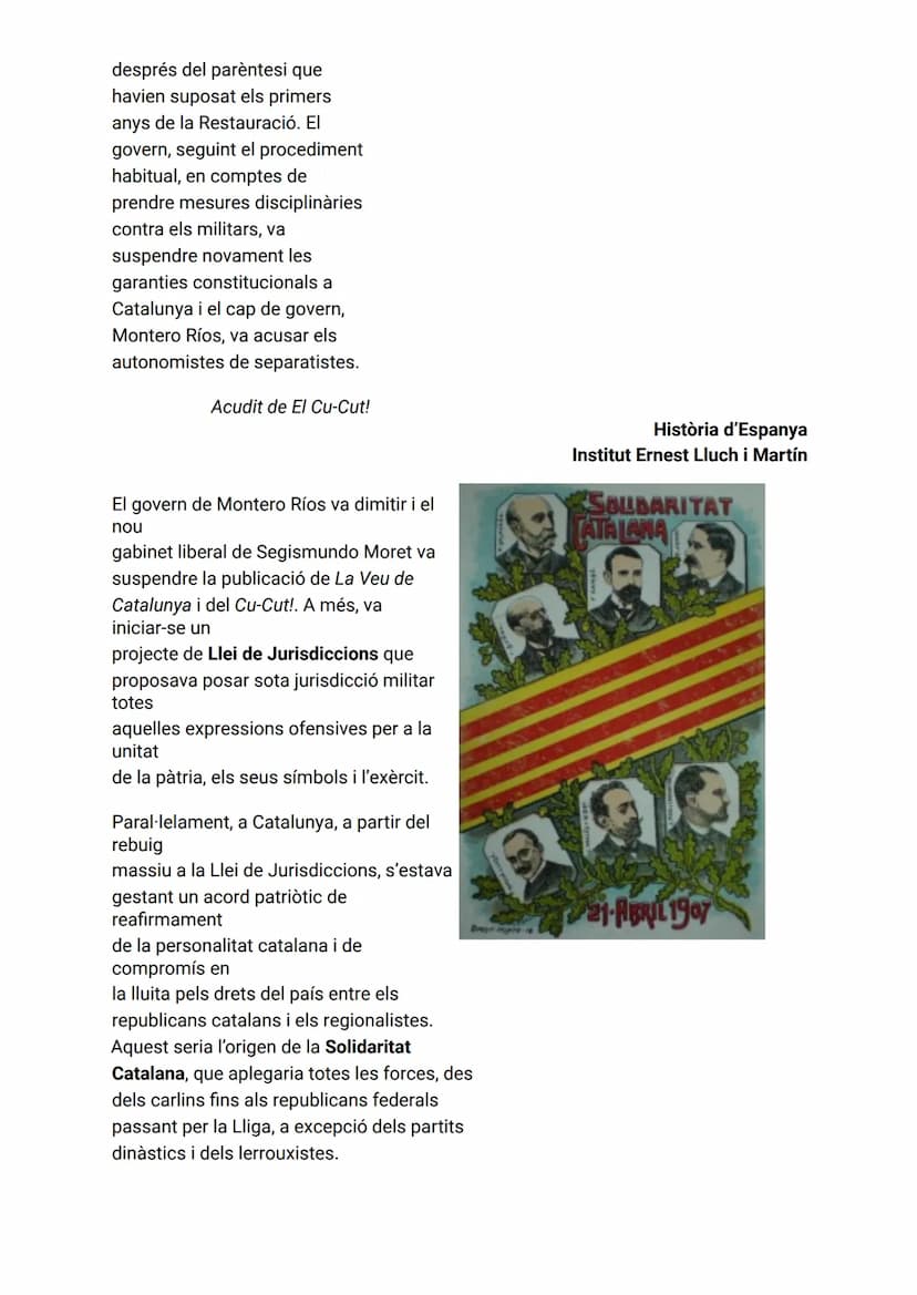 TEMA 3. LA FALLIDA DE LA RESTAURACIÓ (1902-1931)
1. EL REFORMISME DINÀSTIC.
A la primavera de 1902 puja al tron el nou monarca
Alfons XIII, 