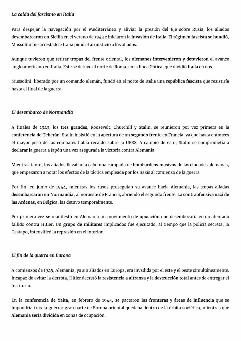 La doble invasión de Polonia
Tema 8. La Segunda Guerra Mundial
La expansión del Eje (1939-1940)
En 1939, Adolf Hitler y Iósif Stalin firmaro