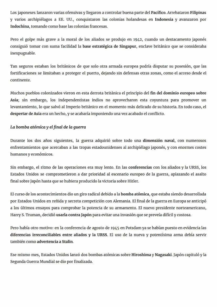 La doble invasión de Polonia
Tema 8. La Segunda Guerra Mundial
La expansión del Eje (1939-1940)
En 1939, Adolf Hitler y Iósif Stalin firmaro