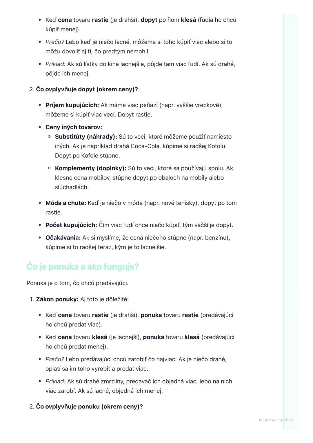 # Ponuka a dopyt (základy)

1. Prehľad a úvod

Takže, ponuka a dopyt sú dve veľmi dôležité veci v ekonomike. Pomáhajú nám
pochopiť, prečo sa