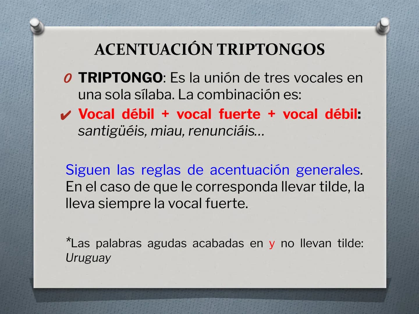 ACENTUACIÓN
LENGUA CASTELLANA CLASIFICACIÓN DE PALABRAS
Según la sílaba tónica, las palabras se clasifican en:
✔ Agudas: Aquellas en las que