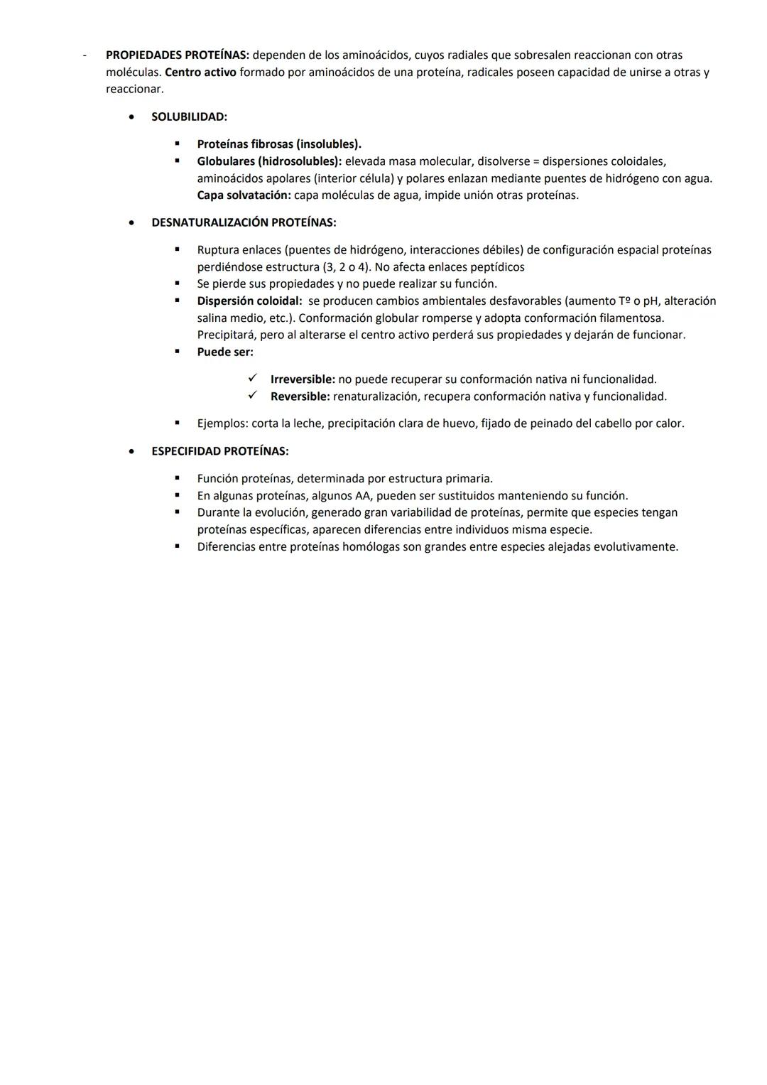 TEMA 4: PROTEÍNAS
CARACTERÍSTICAS GENERALES
Biomoléculas orgánicas más abundantes (50% del peso celular seco)
Formadas por: C, H, O y N (P y