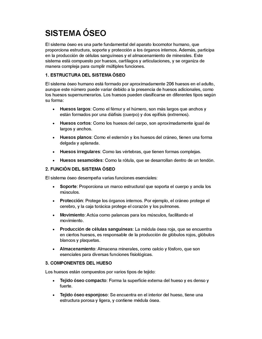 Explorando el Sistema Óseo Humano