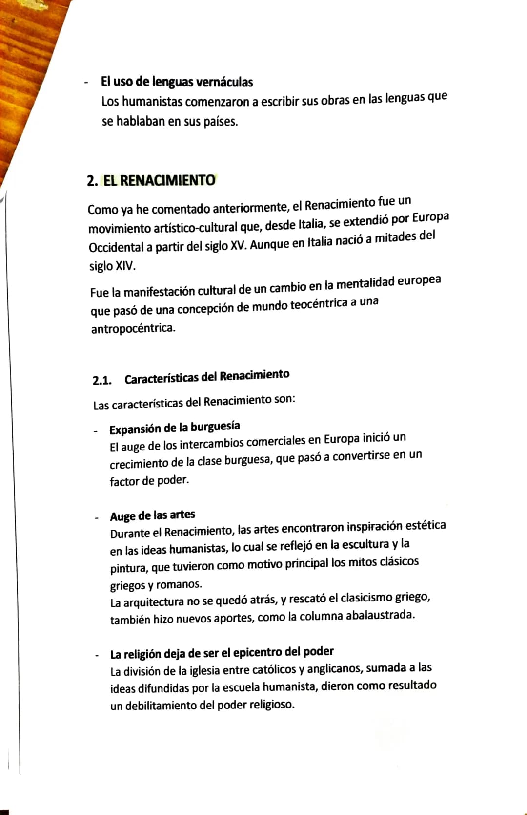 ESTÁNDAR 2.1.2
HUMANISMO Y RENACIMIENTO
1. EL HUMANISMO
El humanismo fue un movimiento intelectual surgido en el
Renacimiento entre los sigl