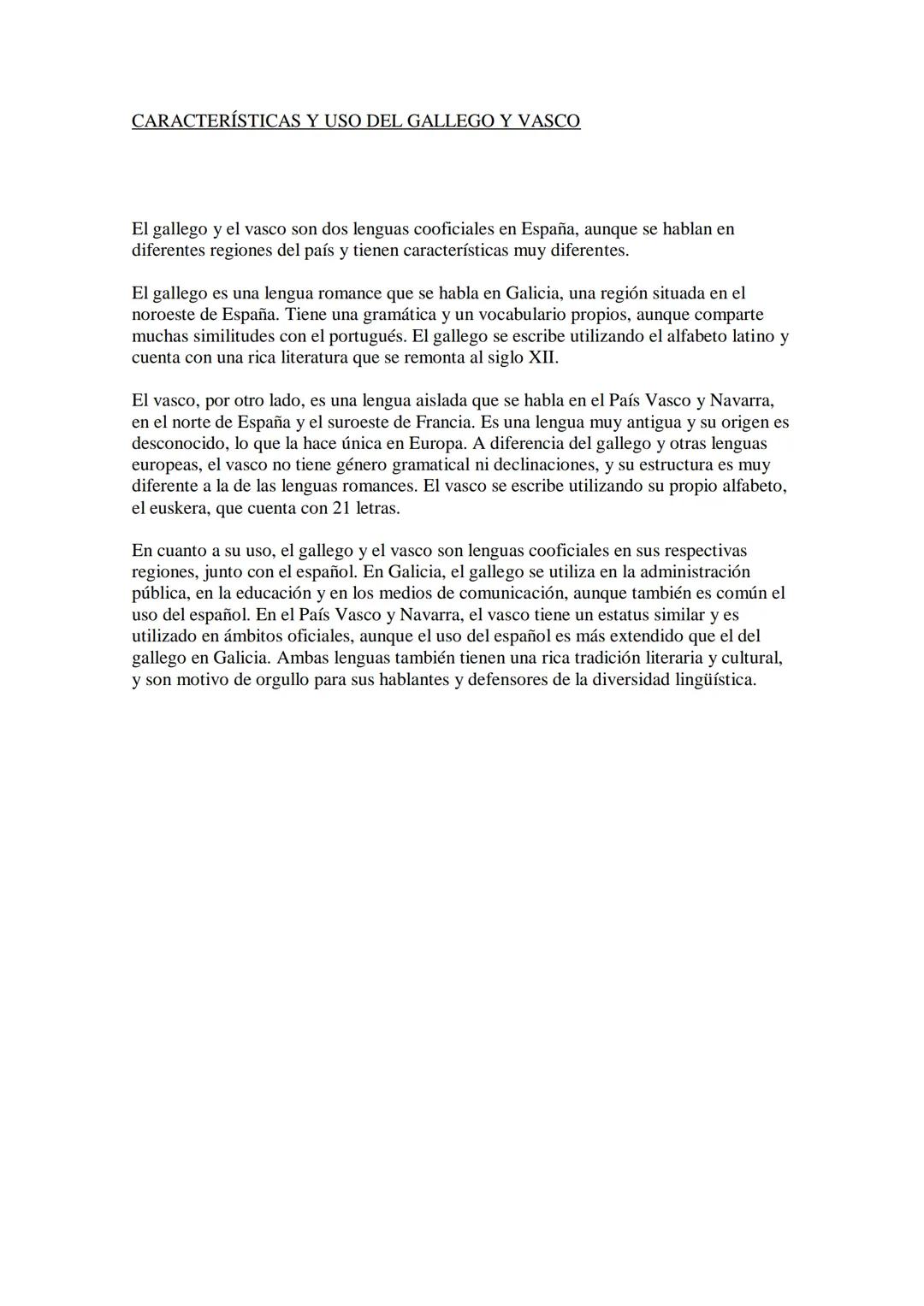 LAS LENGUAS DE ESPAÑA
España es un país multilingüe con varias lenguas cooficiales además del castellano, que
es la lengua oficial de todo e
