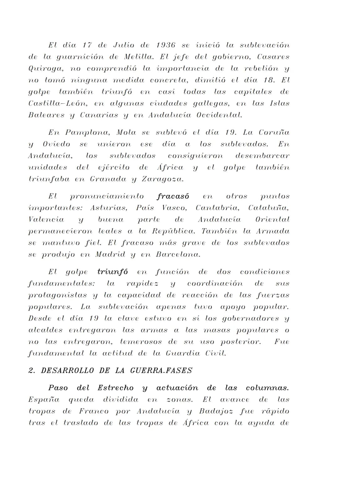 TEMA 16. LA GUERRA CIVIL (1936-1939)
INTRODUCCIÓN
Tras el triunfo del Frente Popular, en la primavera
del 36, numerosos sectores de la derec