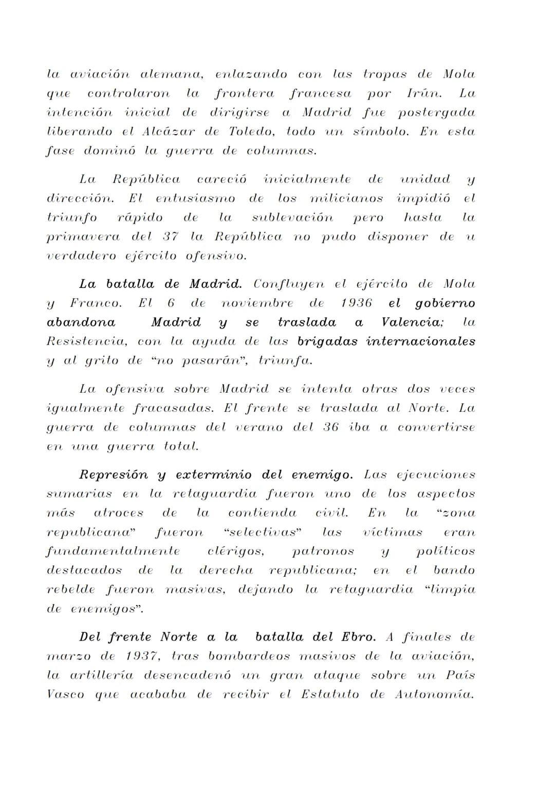 TEMA 16. LA GUERRA CIVIL (1936-1939)
INTRODUCCIÓN
Tras el triunfo del Frente Popular, en la primavera
del 36, numerosos sectores de la derec