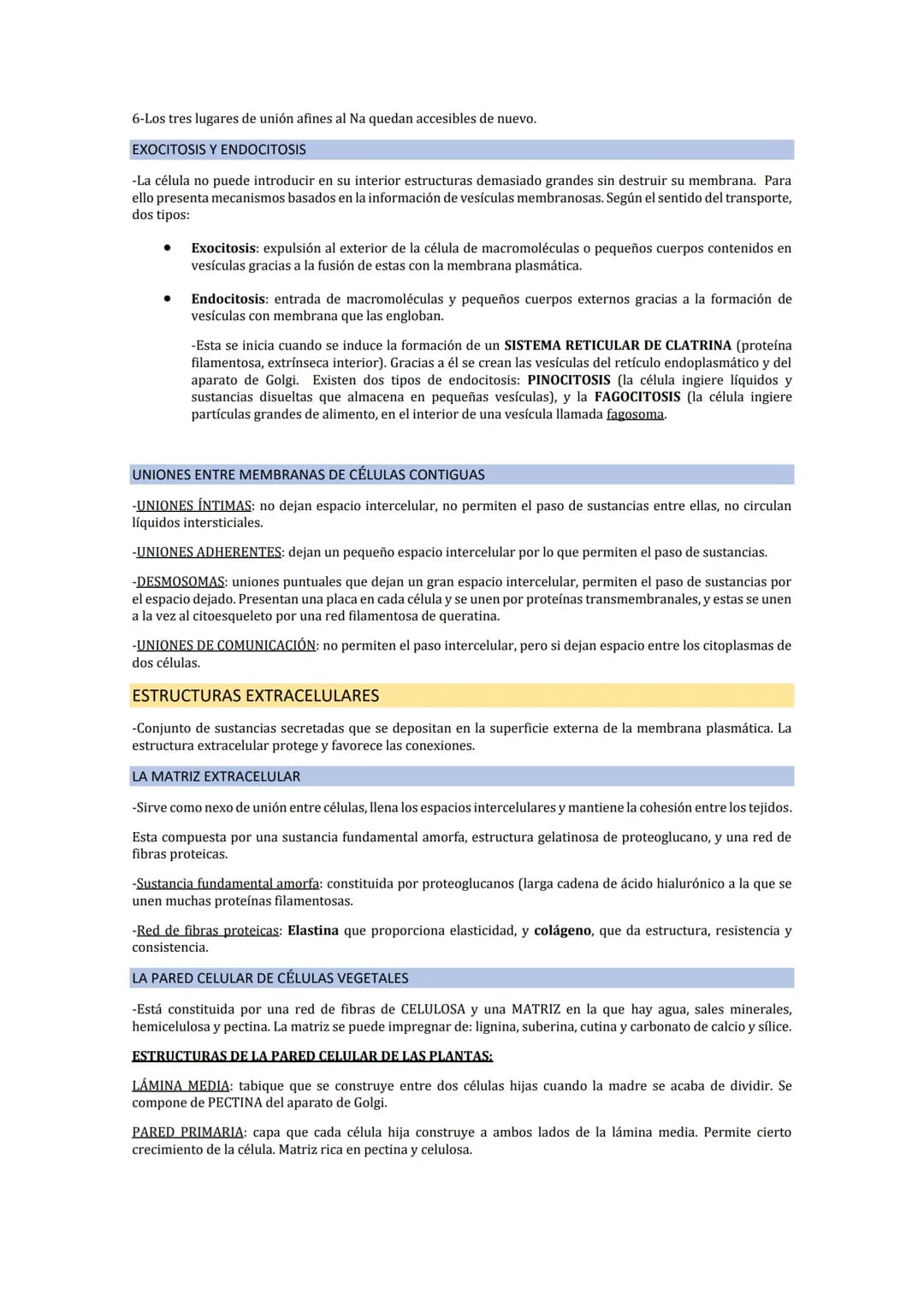 LA MEMBRANA PLASMÁTICA
-La membrana plasmática es una fina película (75) que delimita la célula y la separa del medio externo. Es
fácilmente