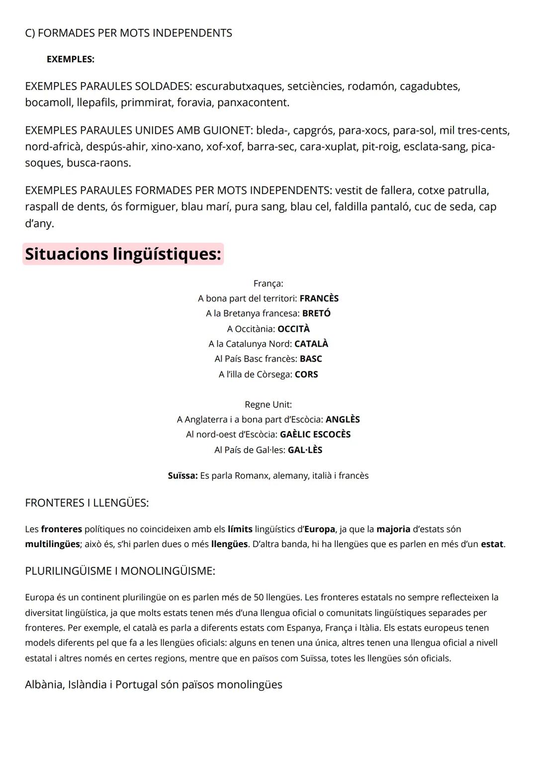 # EXAMEN VALENCIÀ

Accentuació:

DIFTONGS

Creixents: qua quo qüe qui, gua, guo, güe, güi

Decreixents: ai, ei, oi ,ui, au, eu, ou, iu

No e
