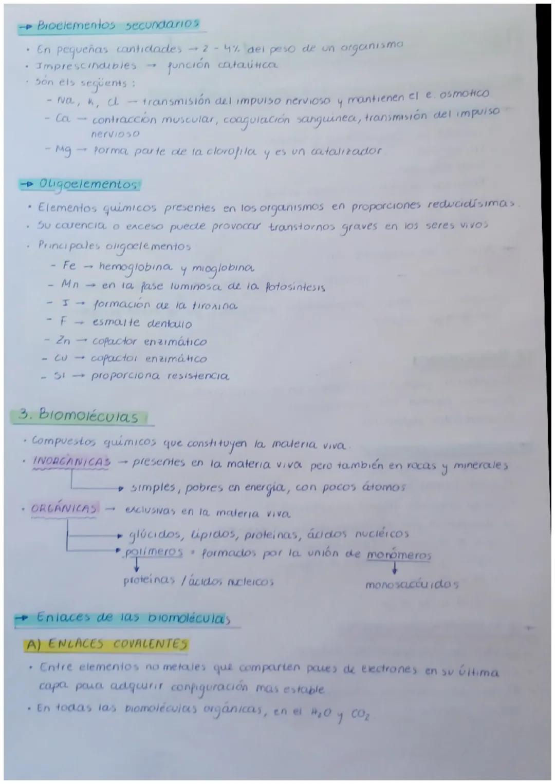 # TEMA 1 Bioelementos y biomoléculas inorgánicas

A Caracteristicas y organización de los seres vivos

→caracterizados por

• Unidad de comp