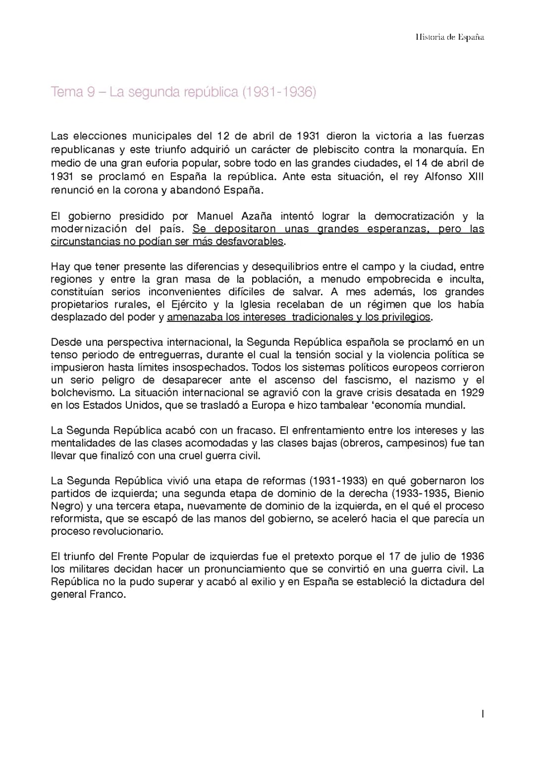 Todo sobre la Segunda República Española: reformas políticas y causas de la Guerra Civil