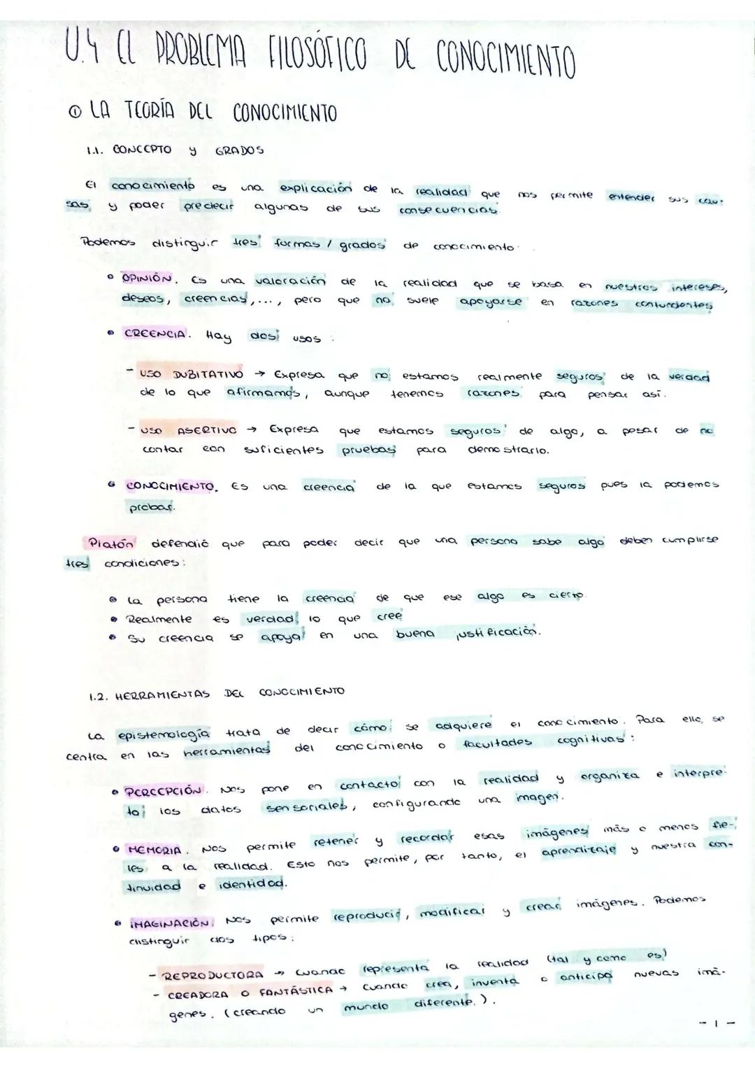 El Conocimiento en Filosofía: Explorando Problemas Filosóficos
