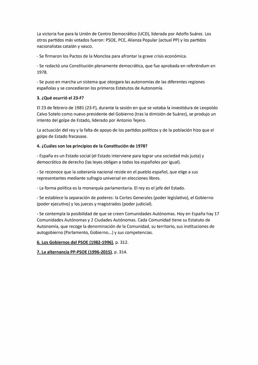 TEMA 12. ESPAÑA: DE LA DICTADURA A LA DEMOCRACIA
ETAPAS DEL FRANQUISMO:
1) Los primeros años del franquismo (1939-49)
2) Afianzamiento del r
