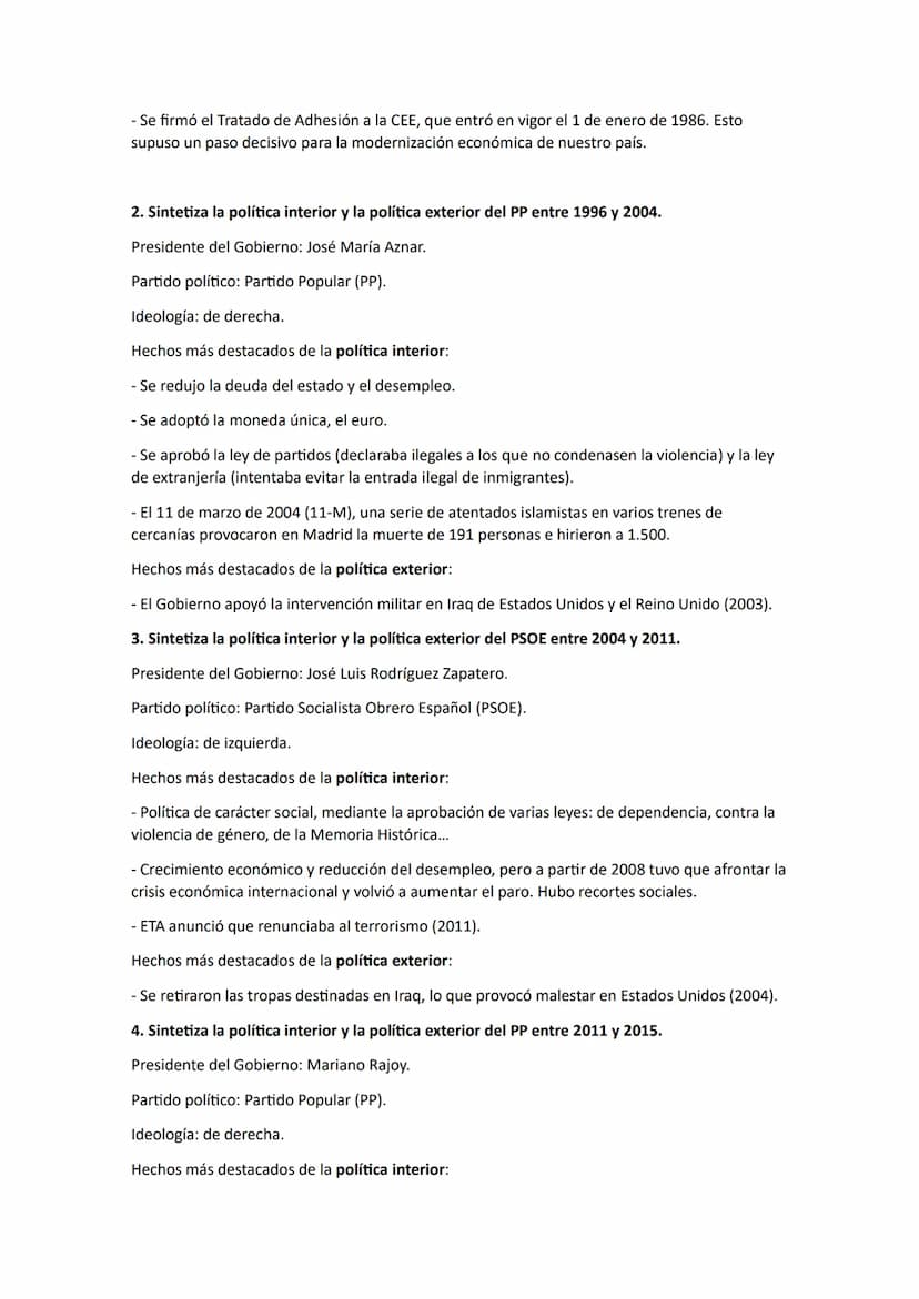 TEMA 12. ESPAÑA: DE LA DICTADURA A LA DEMOCRACIA
ETAPAS DEL FRANQUISMO:
1) Los primeros años del franquismo (1939-49)
2) Afianzamiento del r