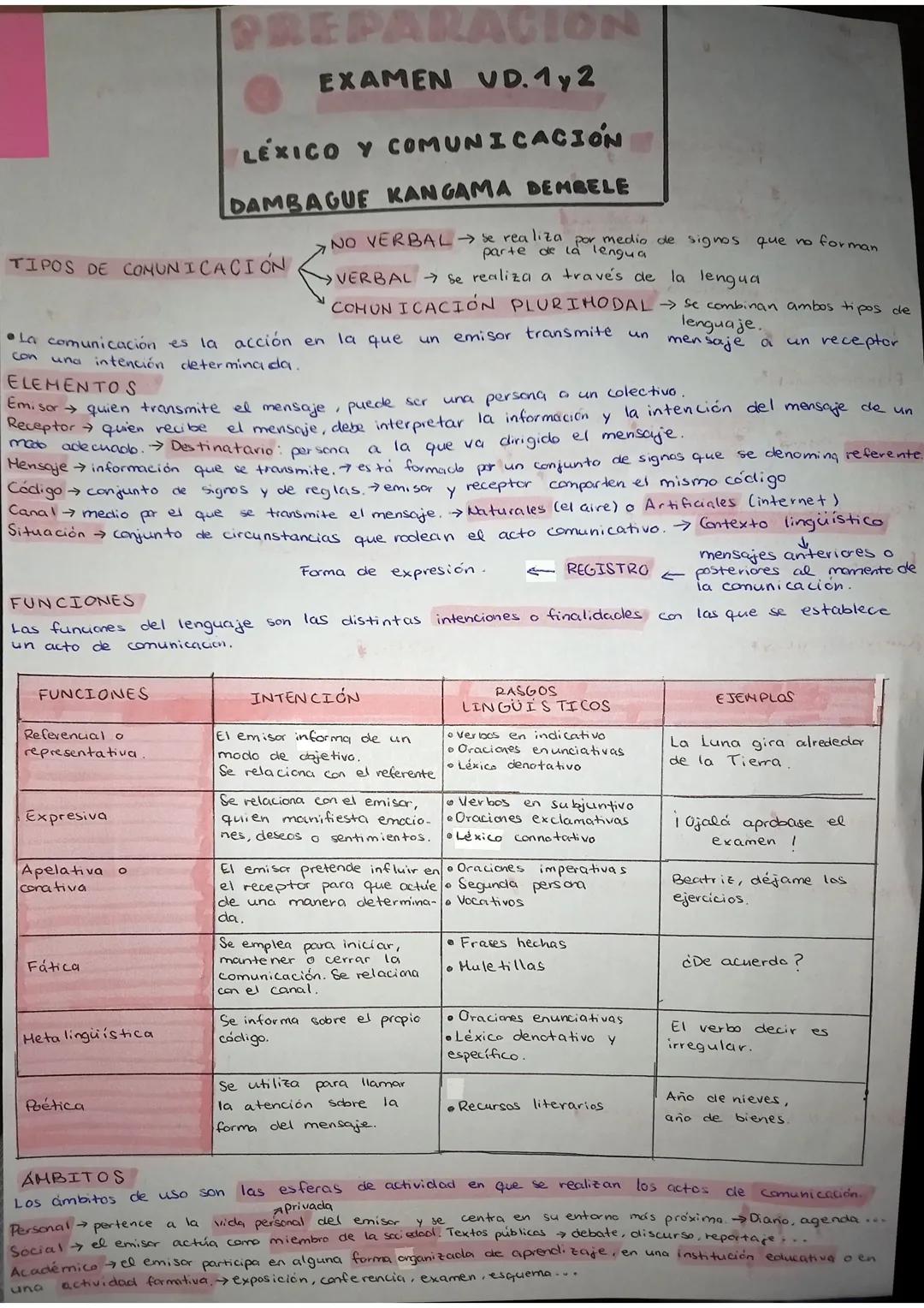 TIPOS DE COMUNICACIÓN
FUNCIONES
Referencial o
representativa
Expresiva
•La comunicación es la acción en la que un
una intención determina da