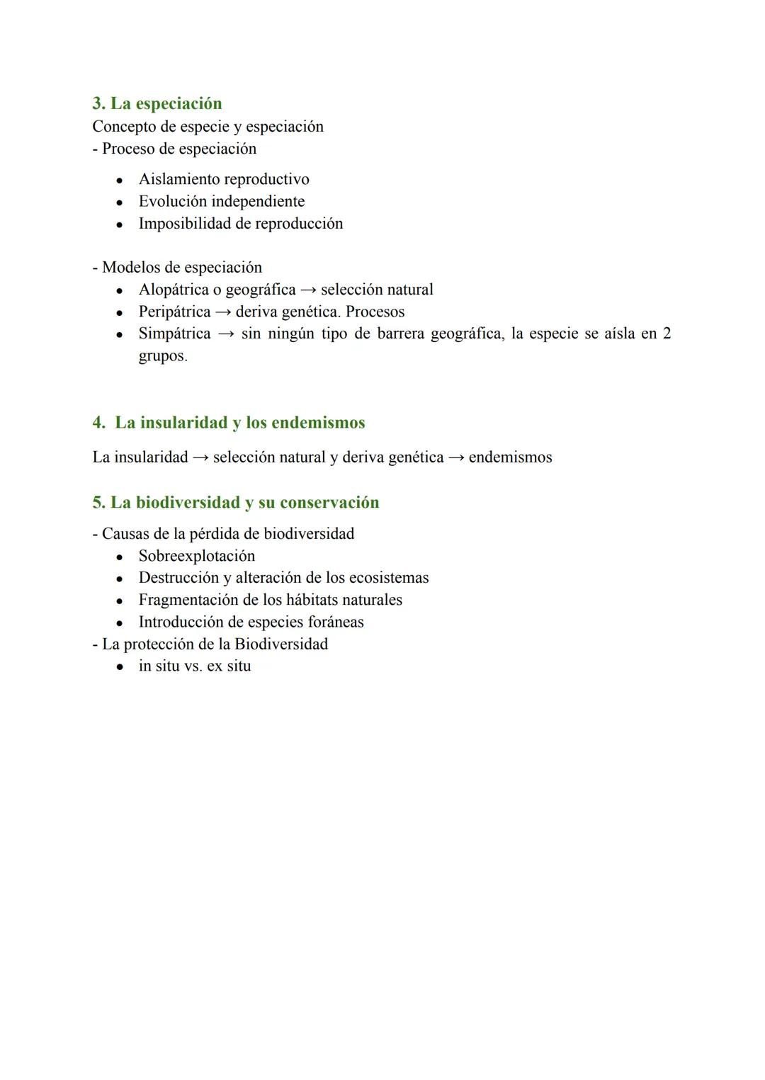 T-4: La Biodiversidad
1. ¿Qué es la biodiversidad?
Es la enorme variedad de formas, que además están en continuo cambio.
Se cree que la biod