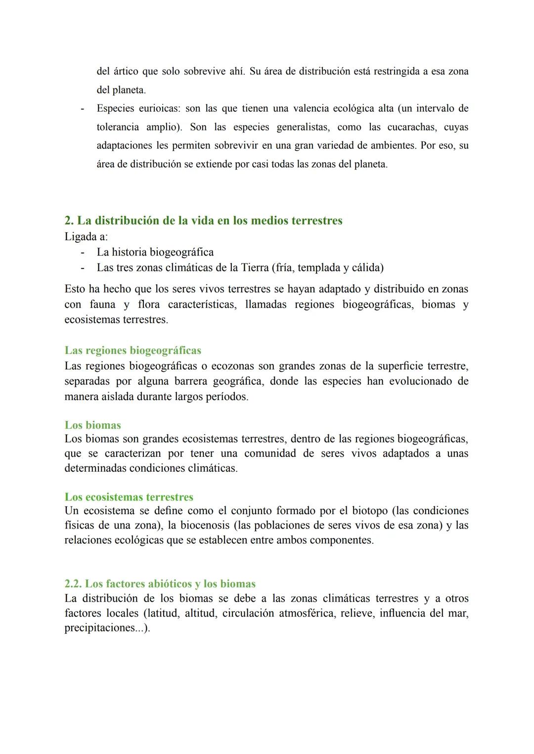 T-4: La Biodiversidad
1. ¿Qué es la biodiversidad?
Es la enorme variedad de formas, que además están en continuo cambio.
Se cree que la biod